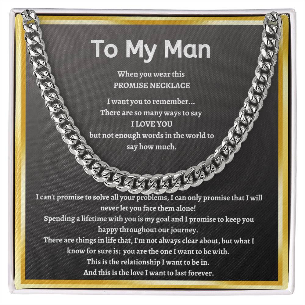 To My Man- I want you to remember