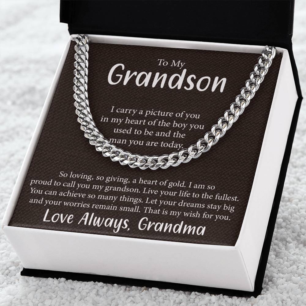 To My Grandson- Live your life to the fullest