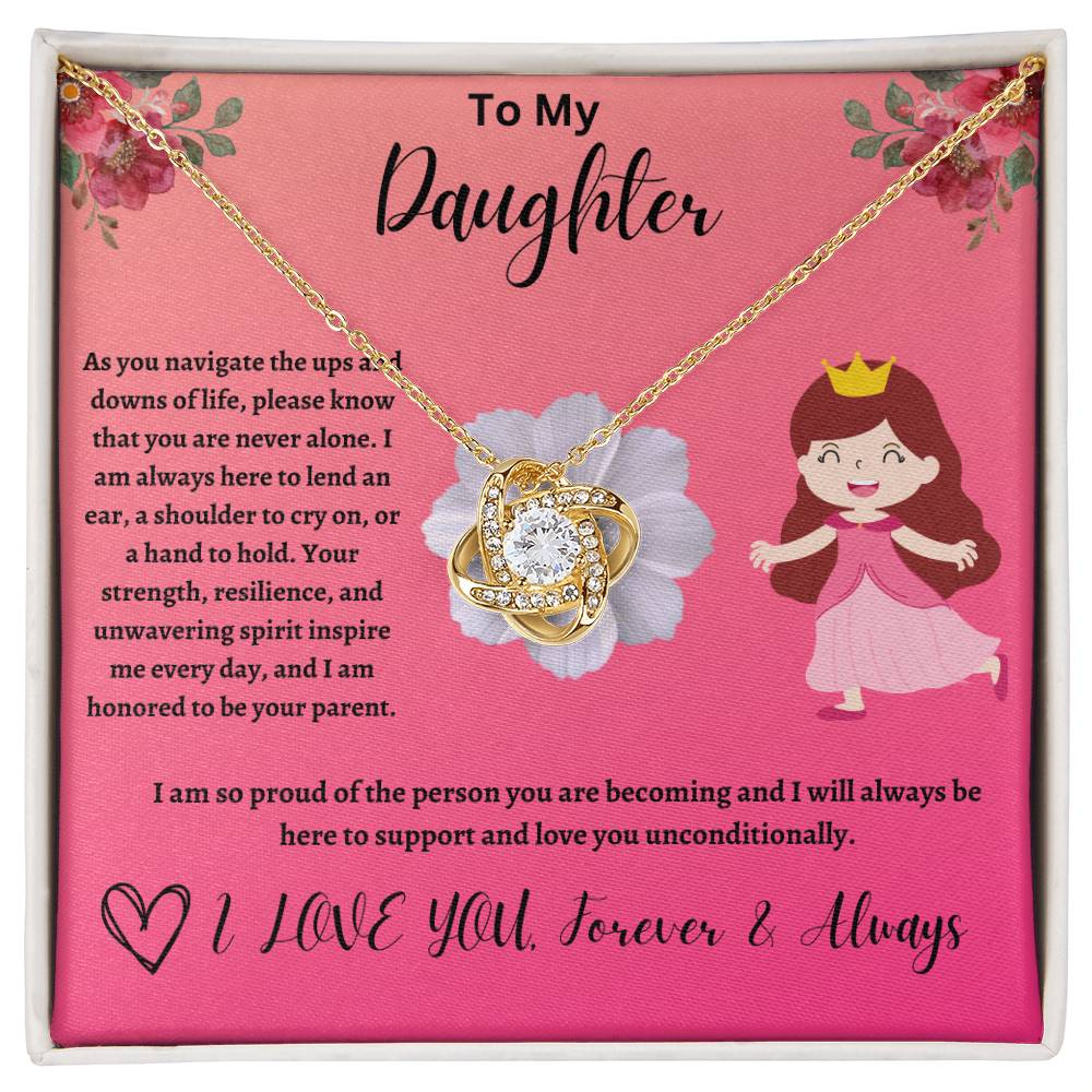 Gift for Daughter from Mom, Daughter Necklace Message Card, Graduation Birthday Gift For Daughter, You Are My Sunshine Necklace Gift