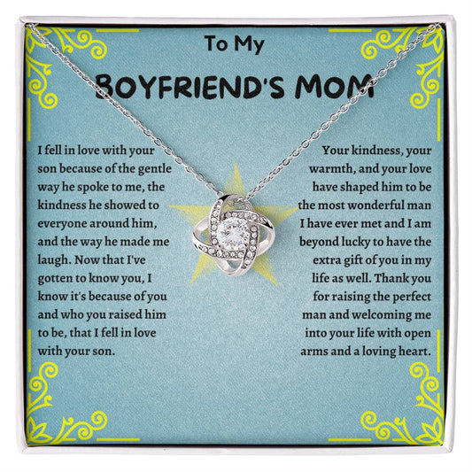 Boyfriends Mom Gift, Gifts for Boyfriends Mom, To My Boyfriends Mom Necklace, For Boyfriends Mom Christmas Gift, Mothers Day Birthday